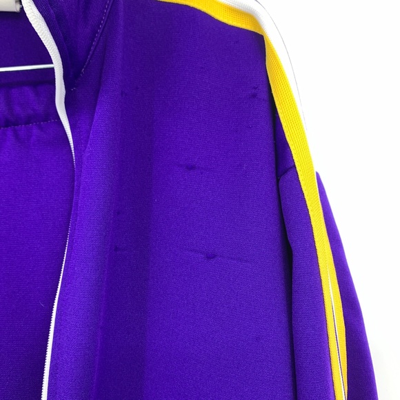 Vintage Varsity Spirit Fashions Cheer Track Suit Jacket Pants Purple Gold Y2K - Picture 5 of 12